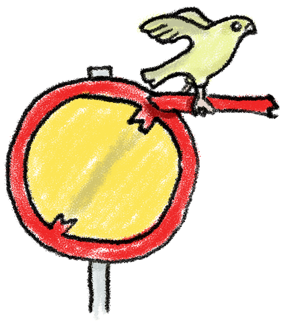 Fågel som representerar Rebel